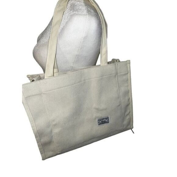 NEW Corduroy Tote Satchel Tote Aesthetic Crossbody‎ Handbag Bag - Picture 2 of 7